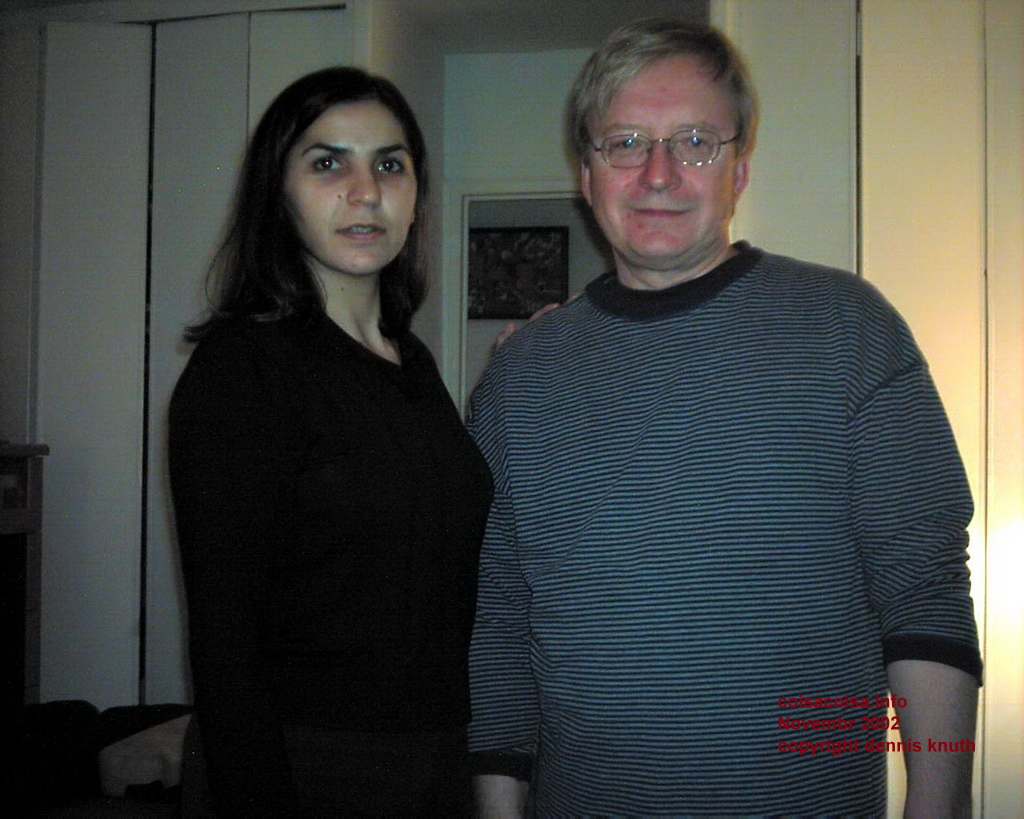 Dennis and Cilesia in the living room