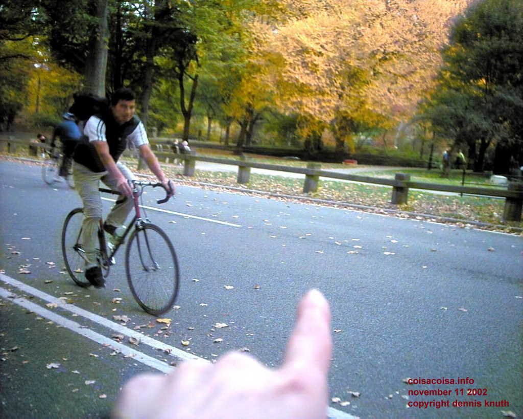 Guillermo rides his bike