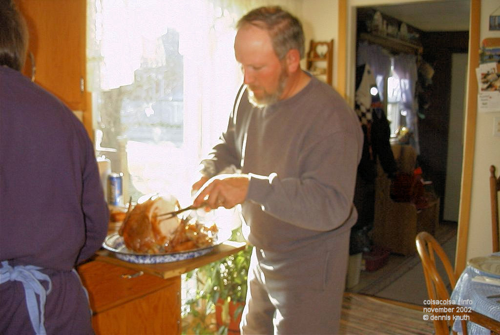 Gary carves seriously