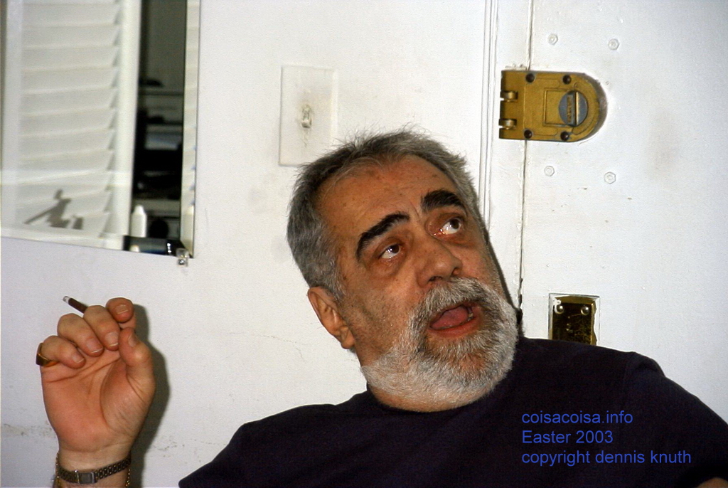 Rene at the dinning table