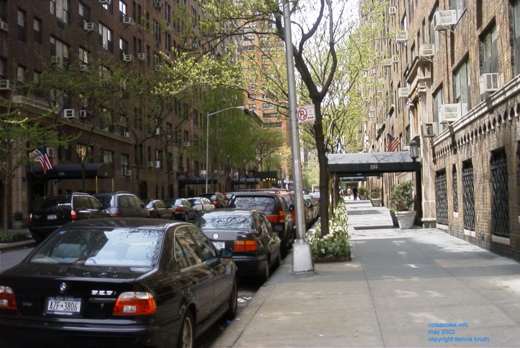 Street parking on E 73rd in New York City