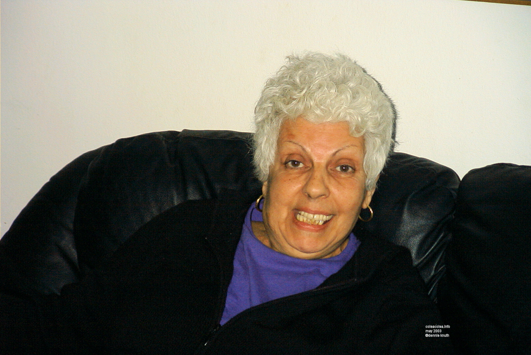 Connie enjoying the Hospitality