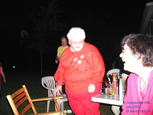 Gloria Goller gets up to Dance