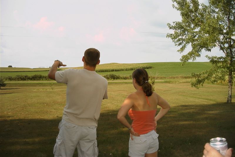 Justin explains the farm