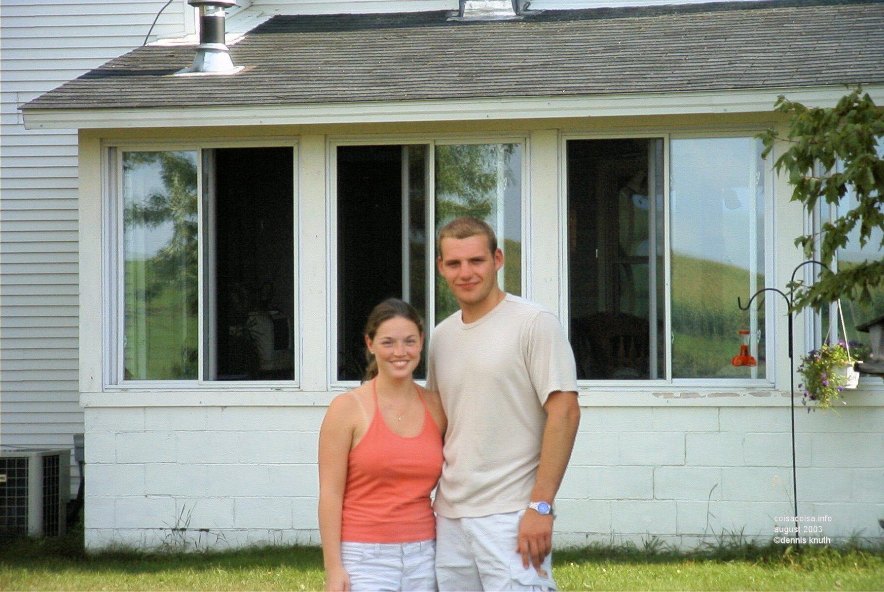 Justin Moore and Julia Meek Moore in Durand Wisconsin