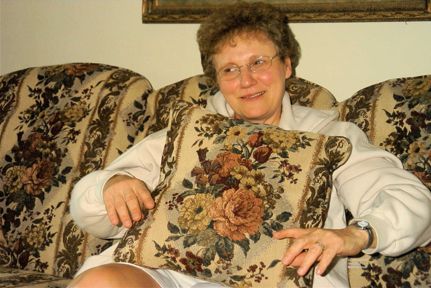 Nancy loves a pillow