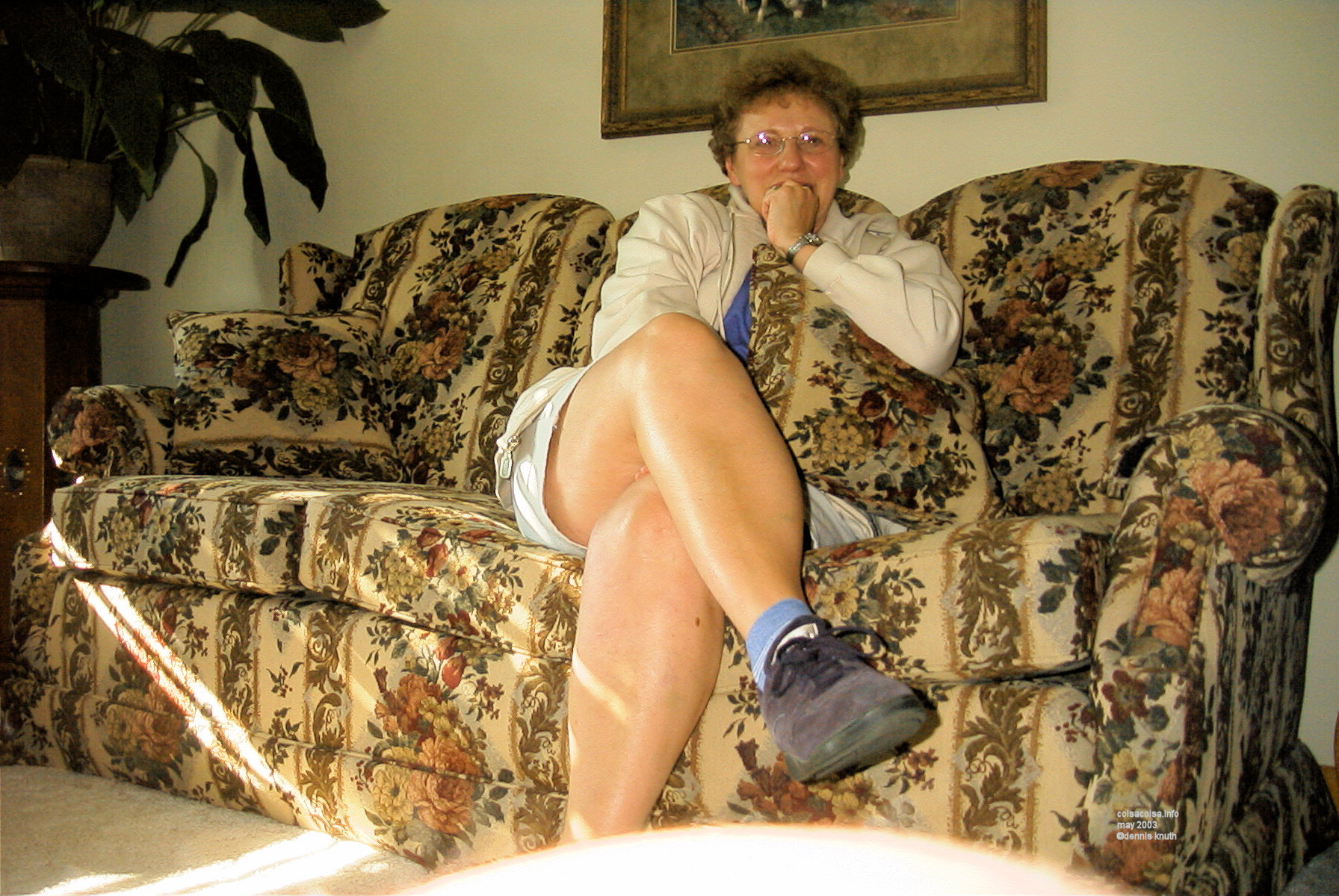 Teasing Nancy about weight gain