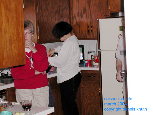 Elvera cooking in her kithchen