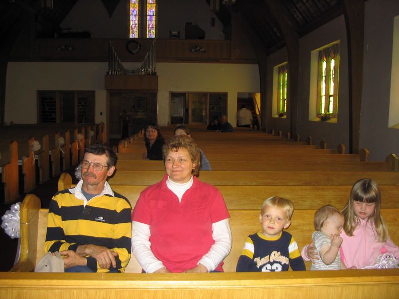 The mother and father of the Bride