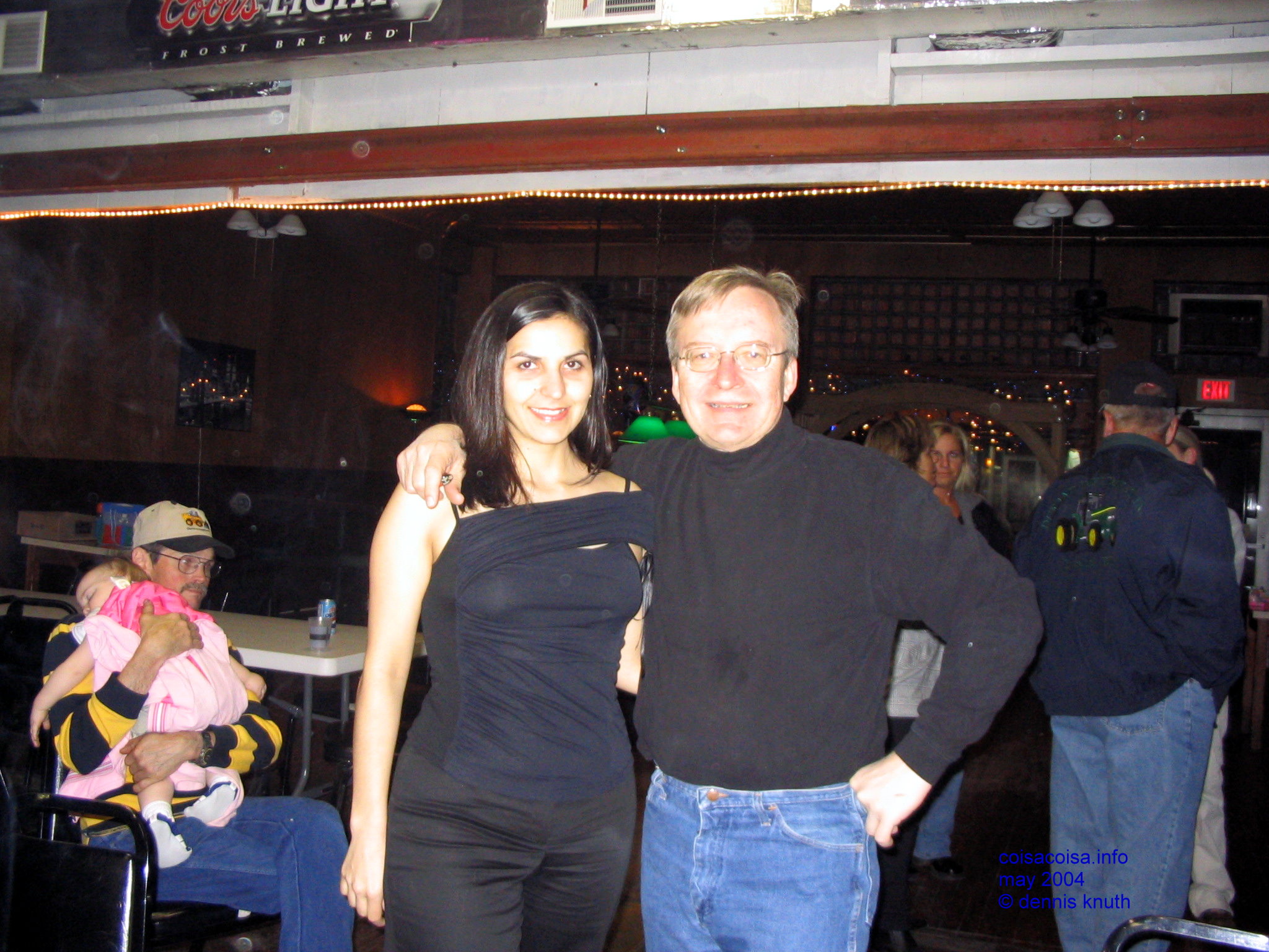 Dennis and Patricia at the party