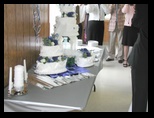 Nathan and Kelly's wedding cake