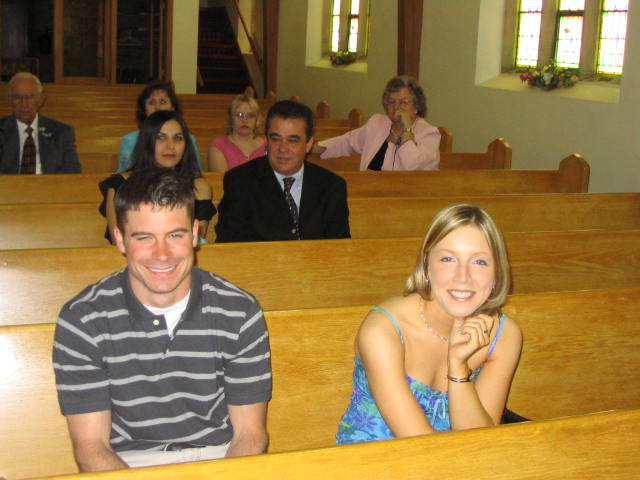 Kaydi Saxe with boyfriend in 2004