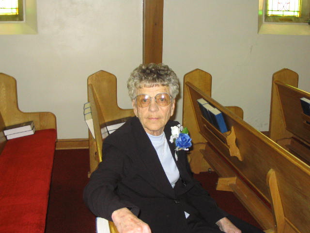 Emogene Knuth the grandmother of the groom