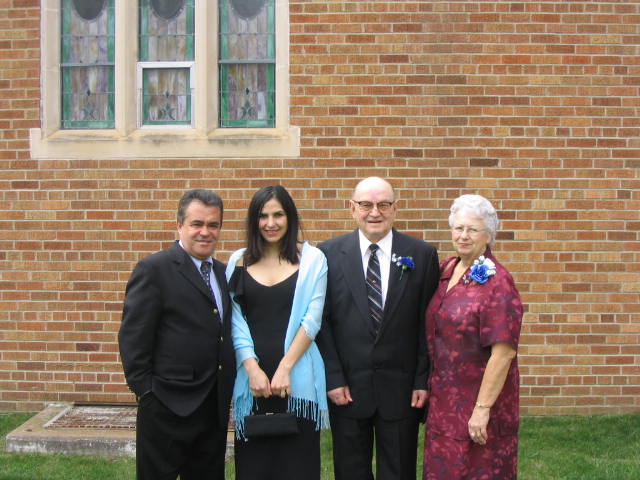 Helton and Silesia Oliveira with John and Ardith
