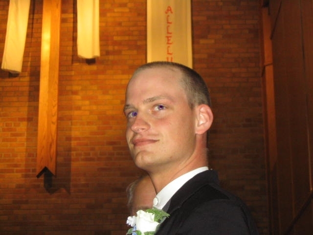 Nate expectantly awaits his bride