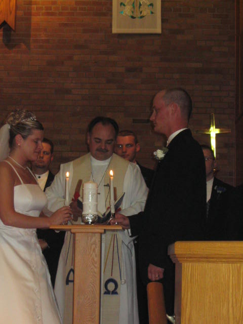 Pastor says a prayer