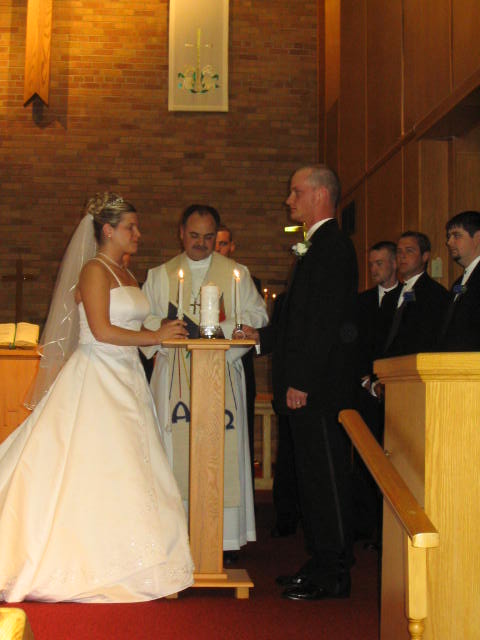 Getting ready to light the candles of matrimony