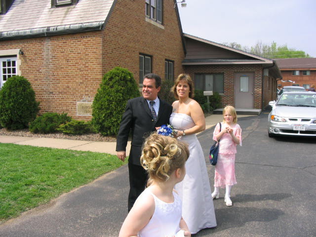 Helton and Marsha the maid of honor