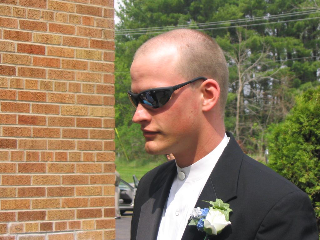 Nate looks cool in sunglasses