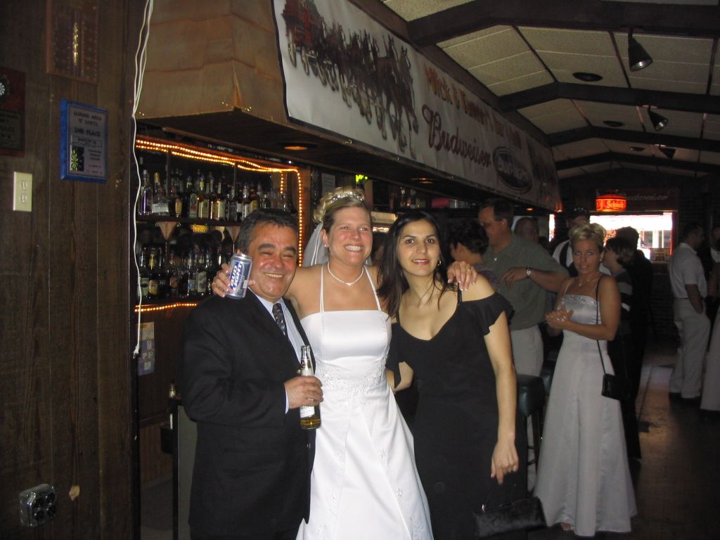 Friends drinking a beer at the tavern