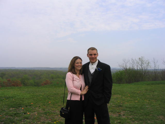 Julia and Justin smiling