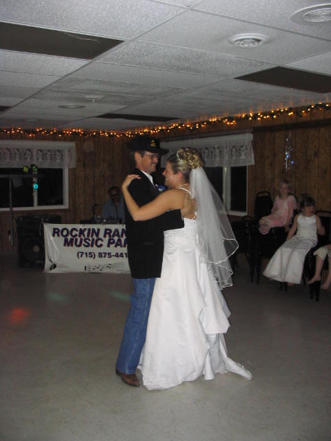 The bride dances with her father