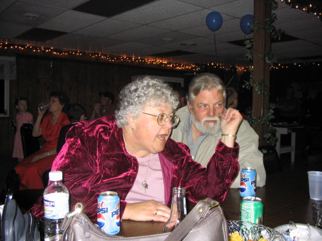 Nates aunt and uncle at the wedding dance