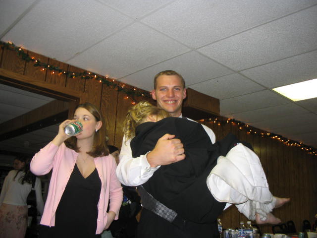 Justin and Julia take care of Kelsey