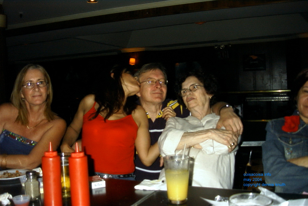 Dennis gets a kiss from Lore