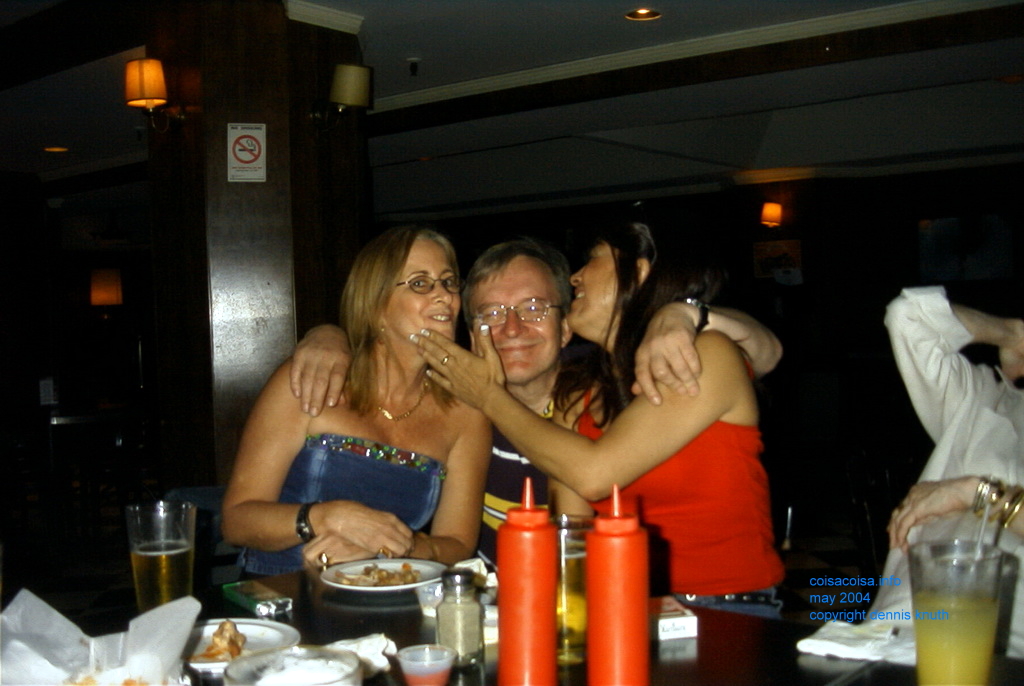 Lore and Zilia hugs Dennis