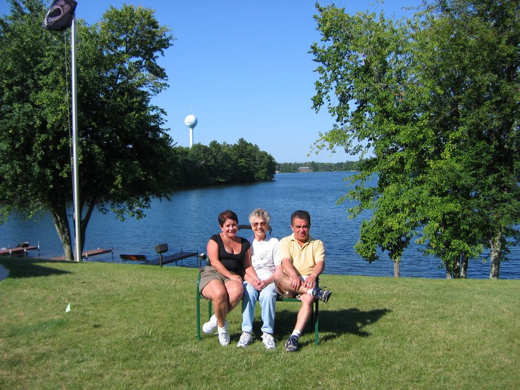 Lake and a water tower