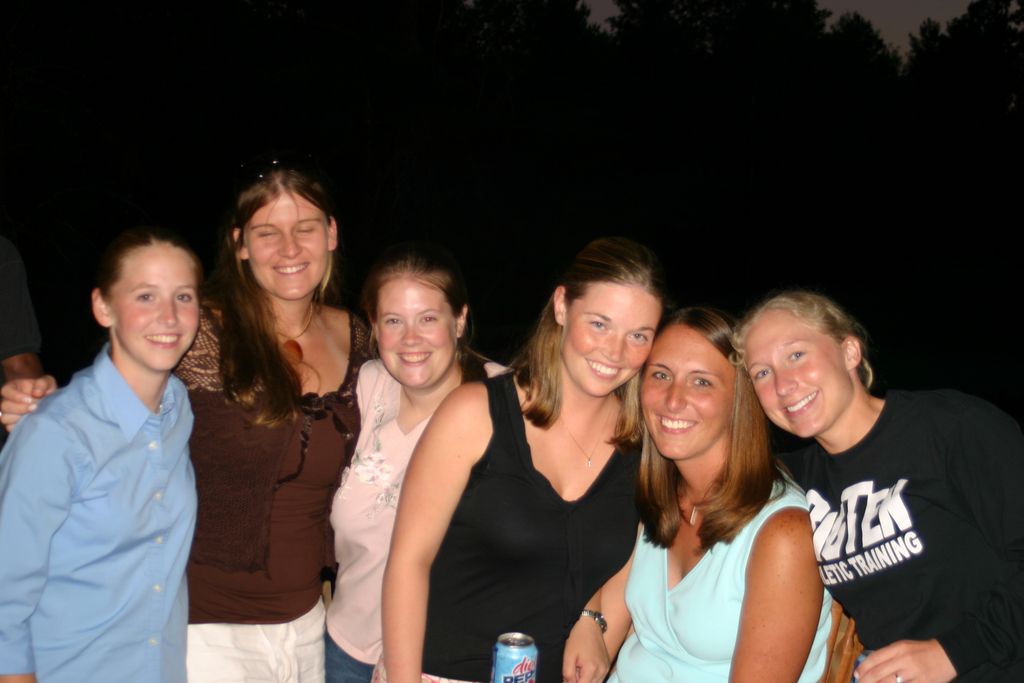 Party hugs and kisses