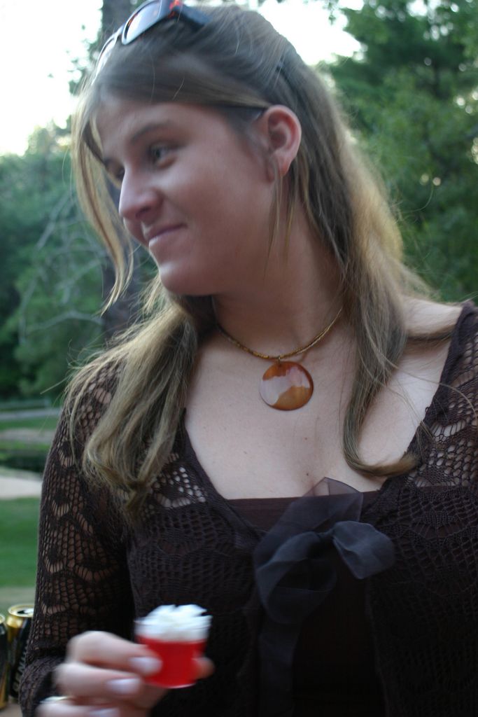 Guest with jello shot in Hand