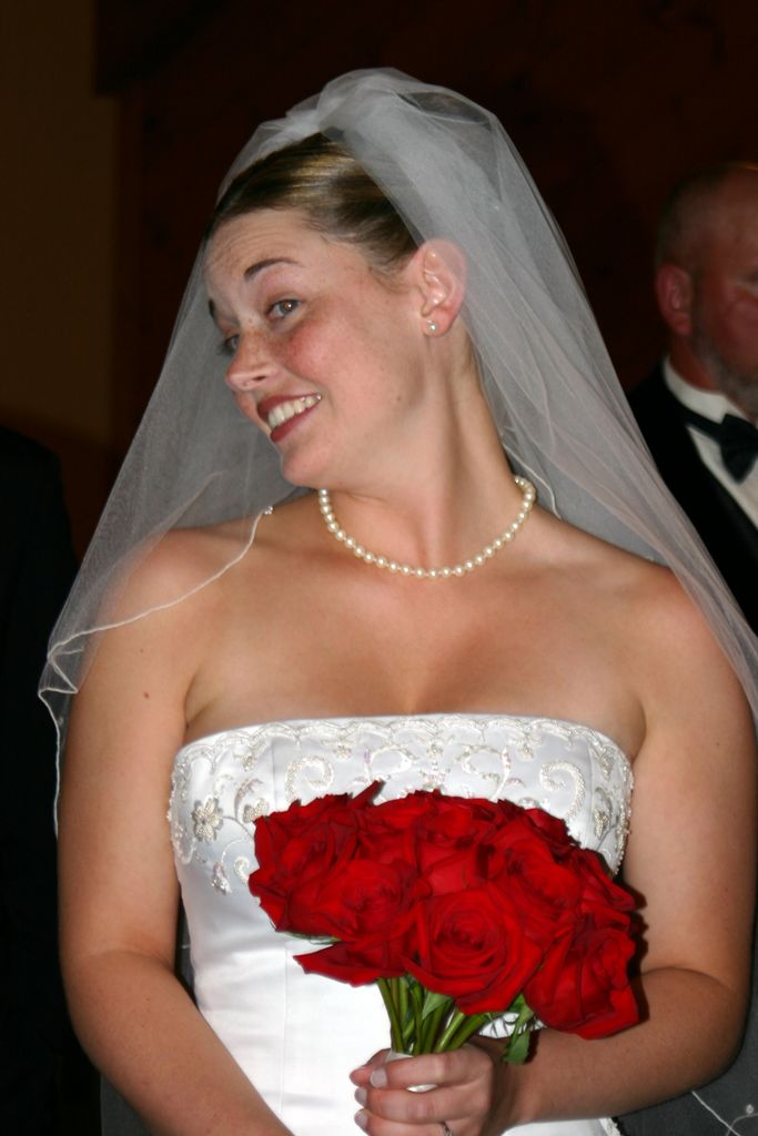 Bride Julia asks: is my head turned enough