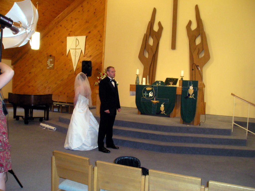 Getting poised for a professional photo in 2005