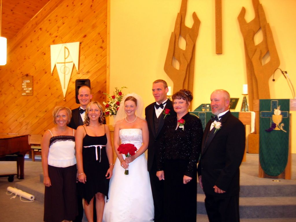 Brothrs and Sisters, Mom and Dad and Newly Weds