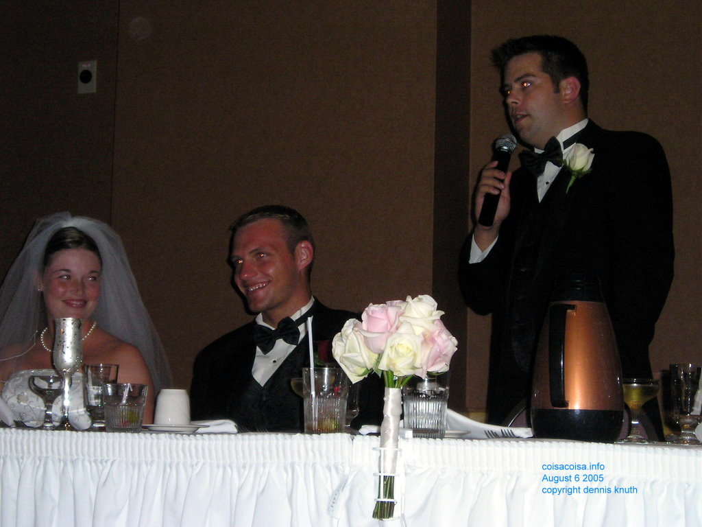 Ryan gives a speach to the Reception