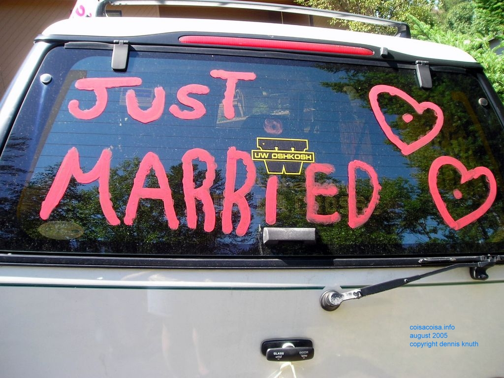 Oshkosh Wagon is the Honeymoon get away car