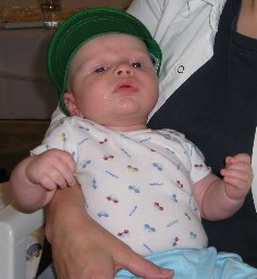 Jared in a Green Cap in September