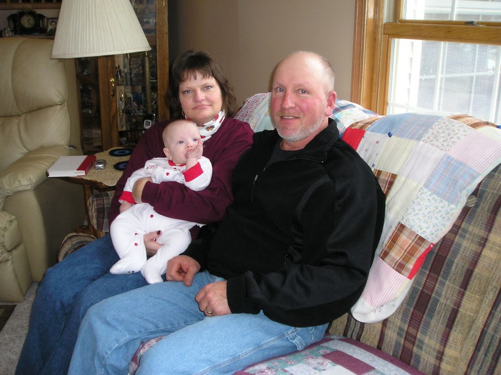 Grandma and Grandpa with Jared