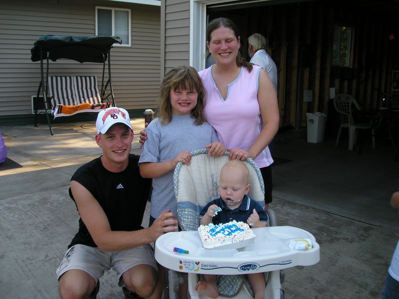 Jared's family with mom and pop