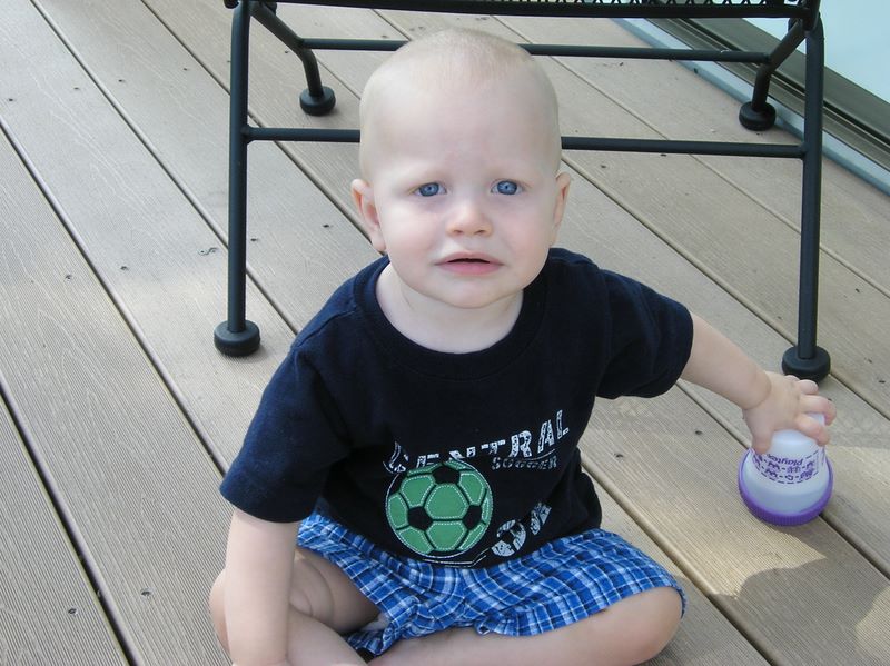 Jared on the sun deck