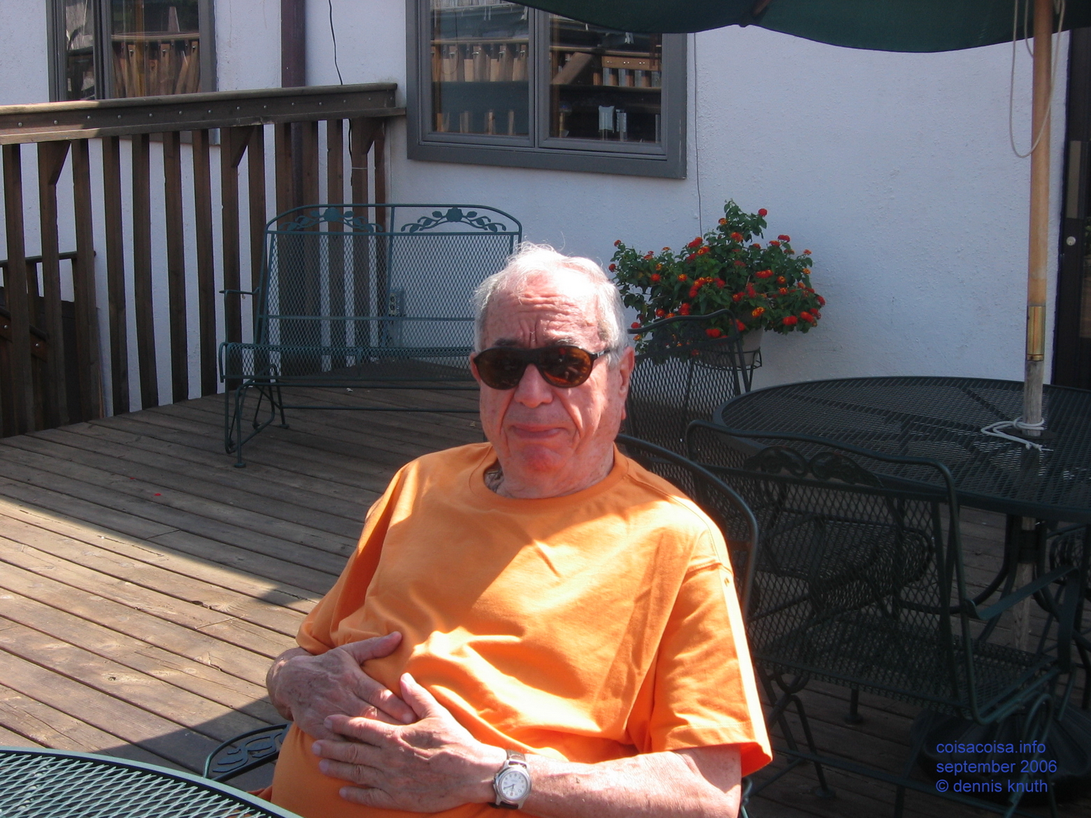 Mucio relaxes at the Corral Bar in Durand Wisconsin