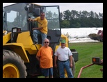 Gary Helton and Muscio on the Komatsu