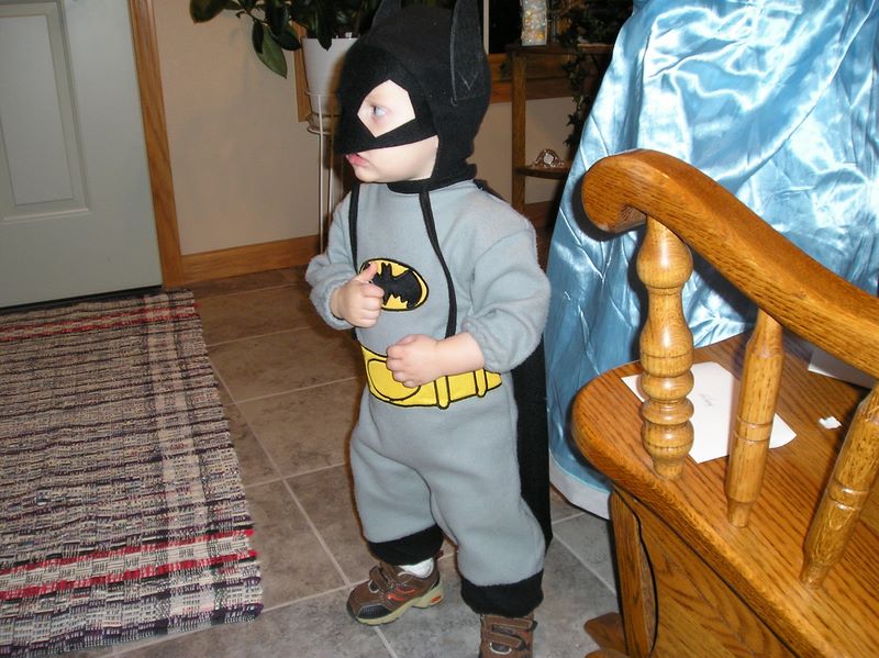 Batman at 2 years old
