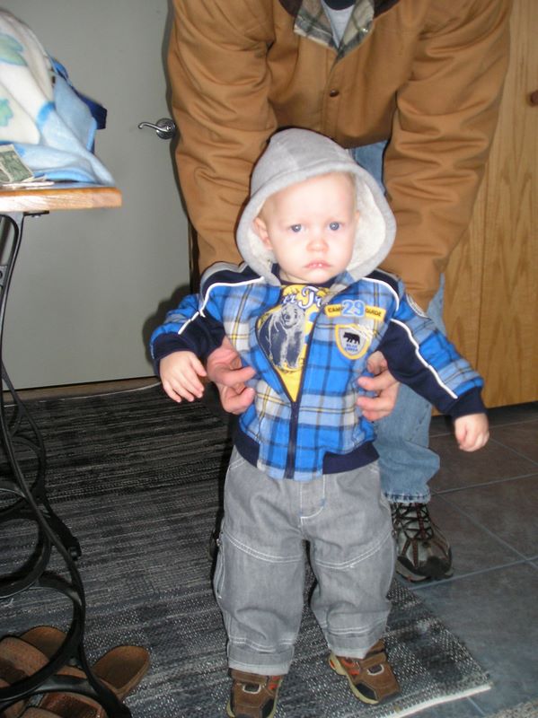 Jared in his fall jacket