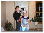 Princess Kelsey Batman Jared and Sherri for Halloween