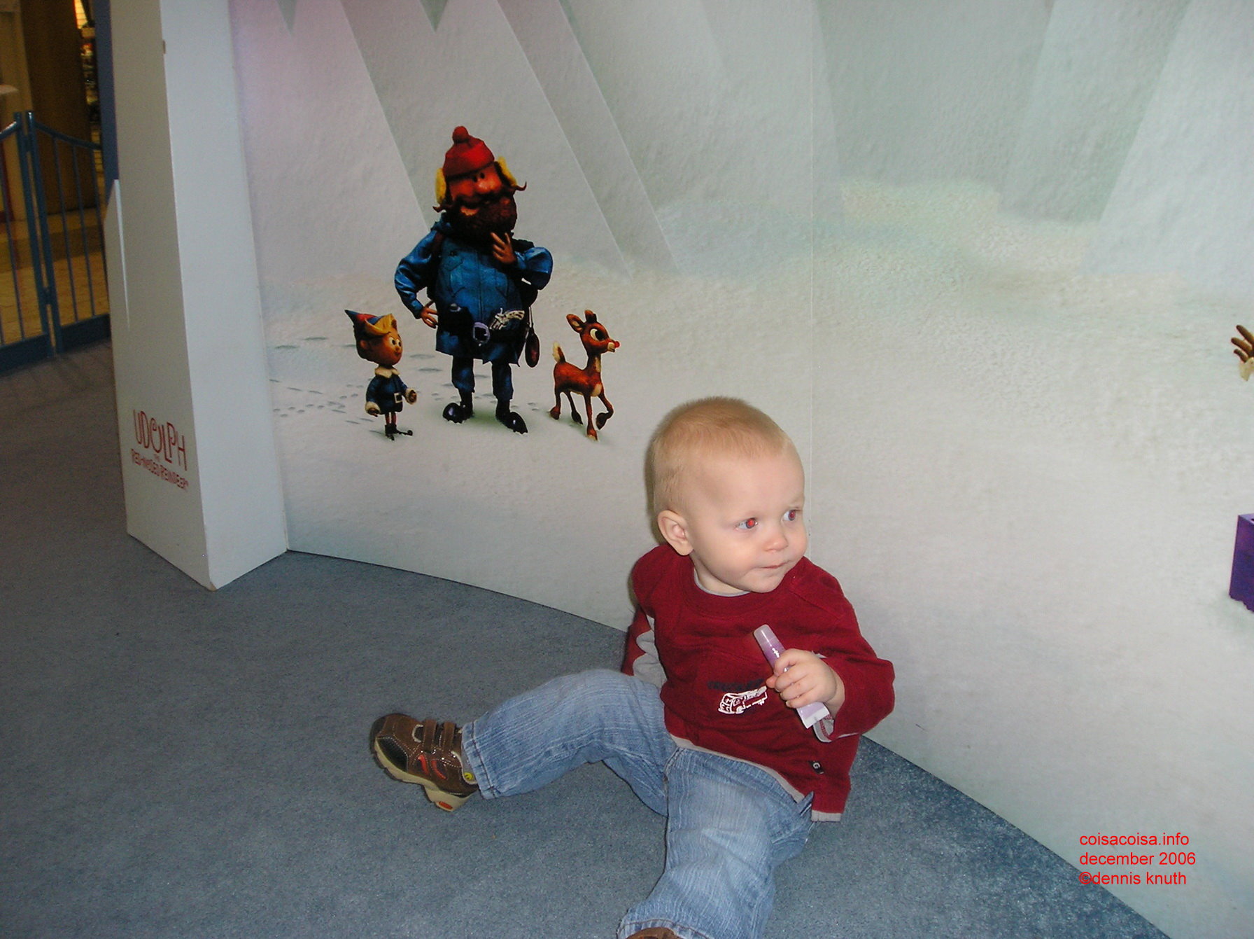 Jared waits to see Santa