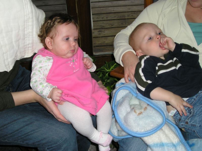 Jared sucks his thumb with an unidentified girl