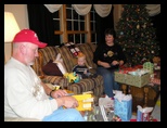 Gary opens his Christmas Presents